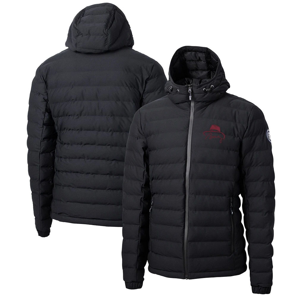 Men's Cutter & Buck Bobby Bowden Black Florida State Seminoles Mission Ridge Repreve Full-Zip Puffer Jacket