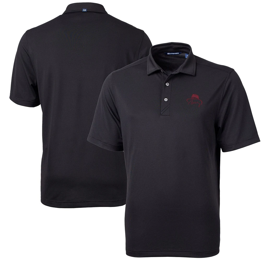 Men's Cutter & Buck Bobby Bowden Black Florida State Seminoles Virtue Eco Pique Polo