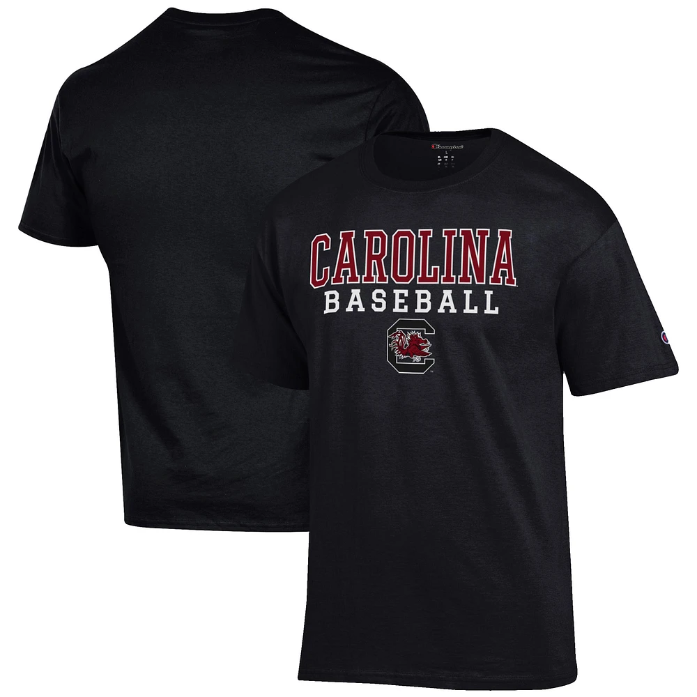 Men's Champion South Carolina Gamecocks Baseball Stack T-Shirt