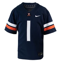Youth Nike #1 Navy Virginia Cavaliers 1st Armored Division Old Ironsides Untouchable Football Jersey