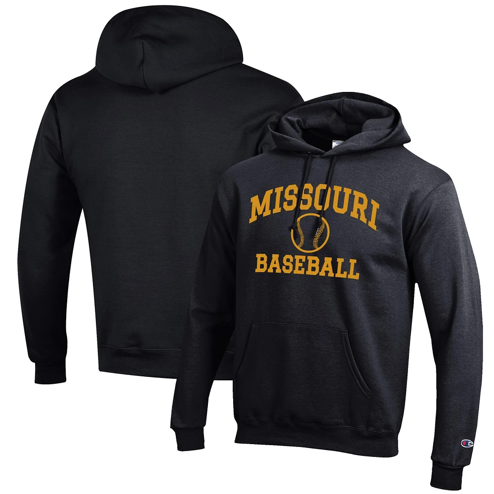 Men's Champion Missouri Tigers Baseball Icon Pullover Hoodie