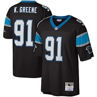 Men's Mitchell & Ness Kevin Greene Black Carolina Panthers Big & Tall 1996 Retired Player Replica Jersey