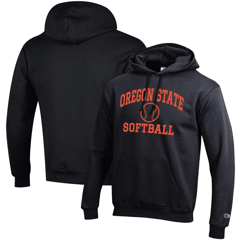 Men's Champion Oregon State Beavers Softball Icon Pullover Hoodie