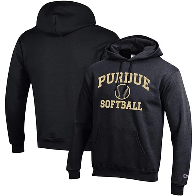 Men's Champion Purdue Boilermakers Softball Icon Pullover Hoodie