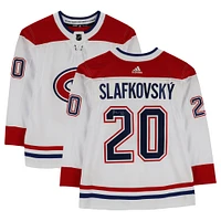 Juraj Slafkovsky Montreal Canadiens Autographed White adidas Authentic Jersey