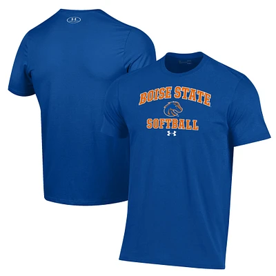 Men's Under Armour Royal Boise State Broncos Softball Performance T-Shirt