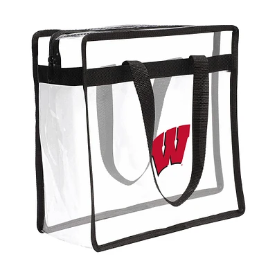 WinCraft Wisconsin Badgers Clear Tote Bag