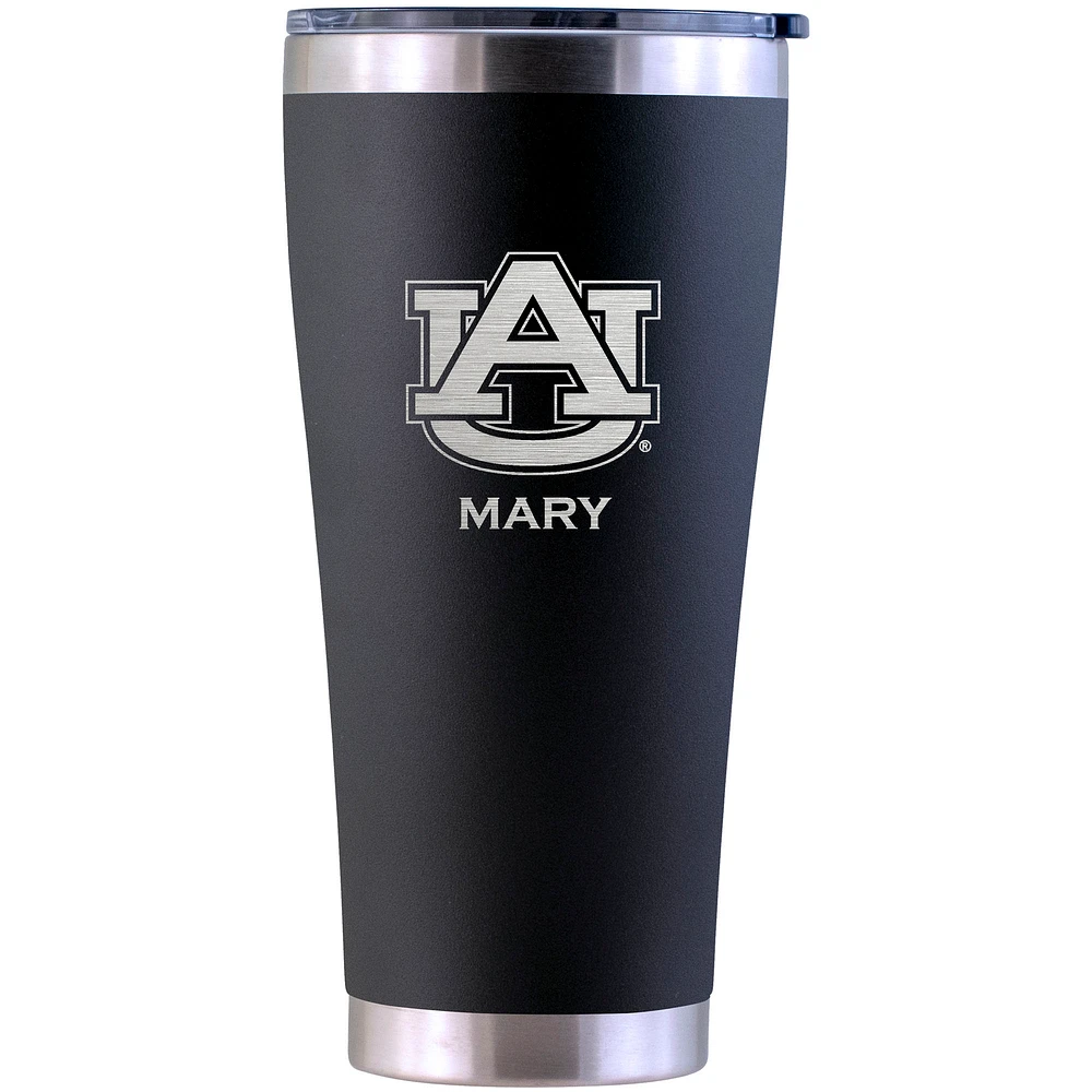 Auburn Tigers Personalized 30oz. Laser Etched Black Tumbler