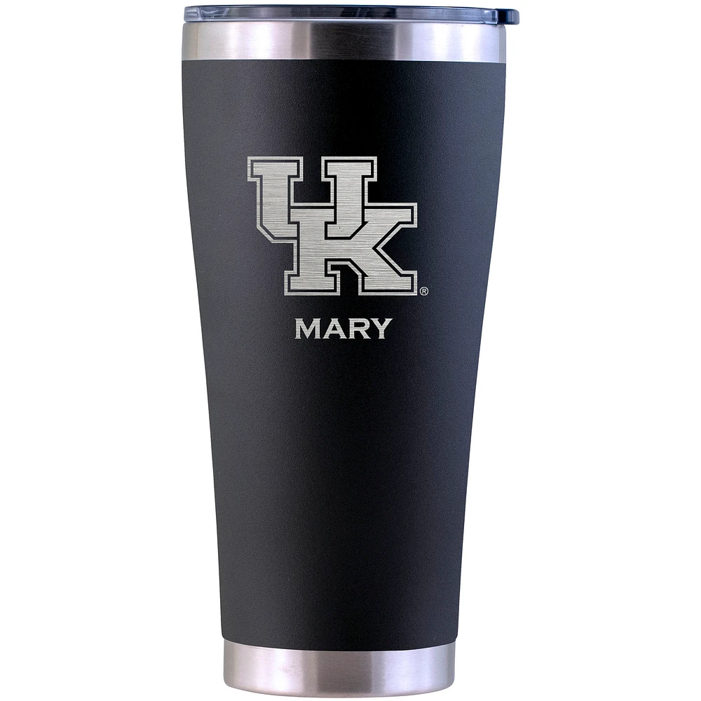 Kentucky Wildcats Personalized 30oz. Laser Etched Black Tumbler