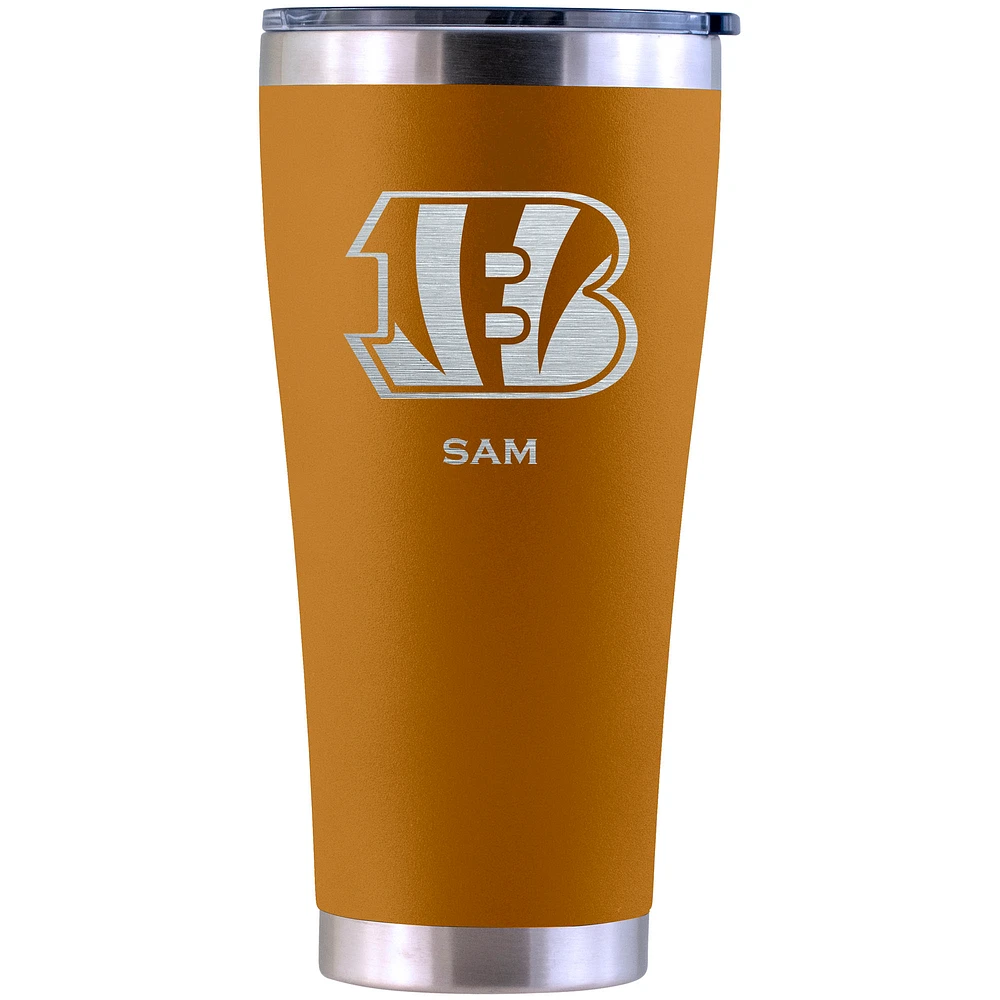 Cincinnati Bengals Personalized 30oz. Laser Etched Canyon Tumbler