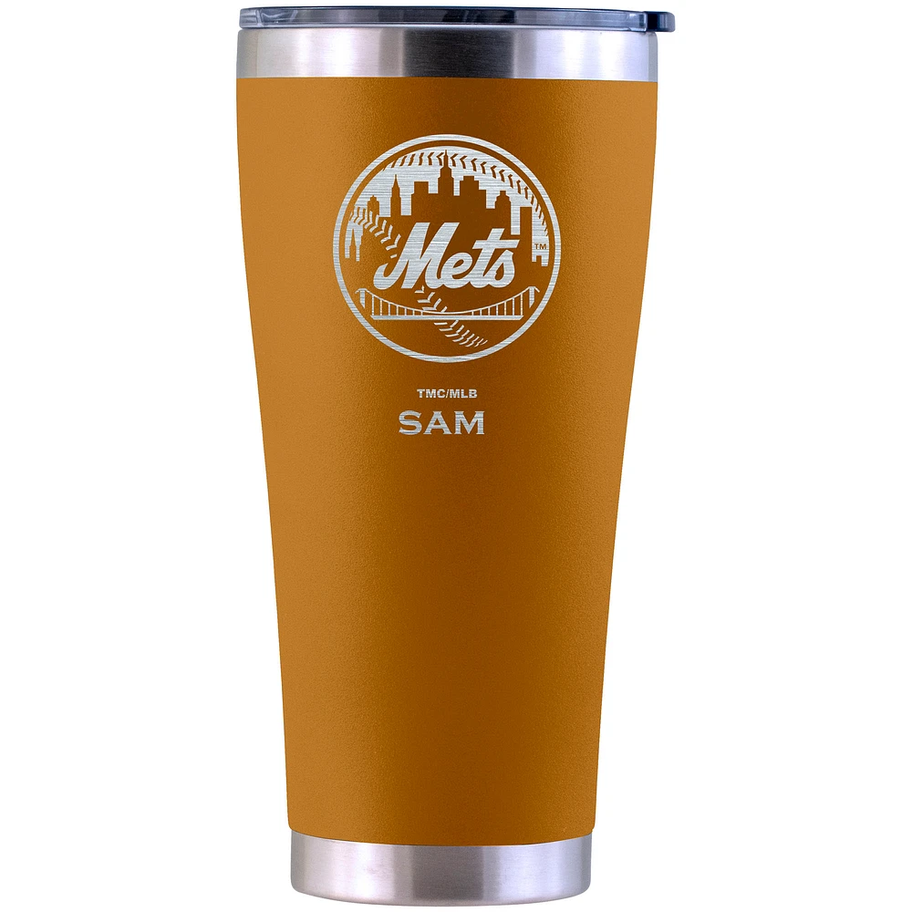 New York Mets Personalized 30oz. Laser Etched Canyon Tumbler