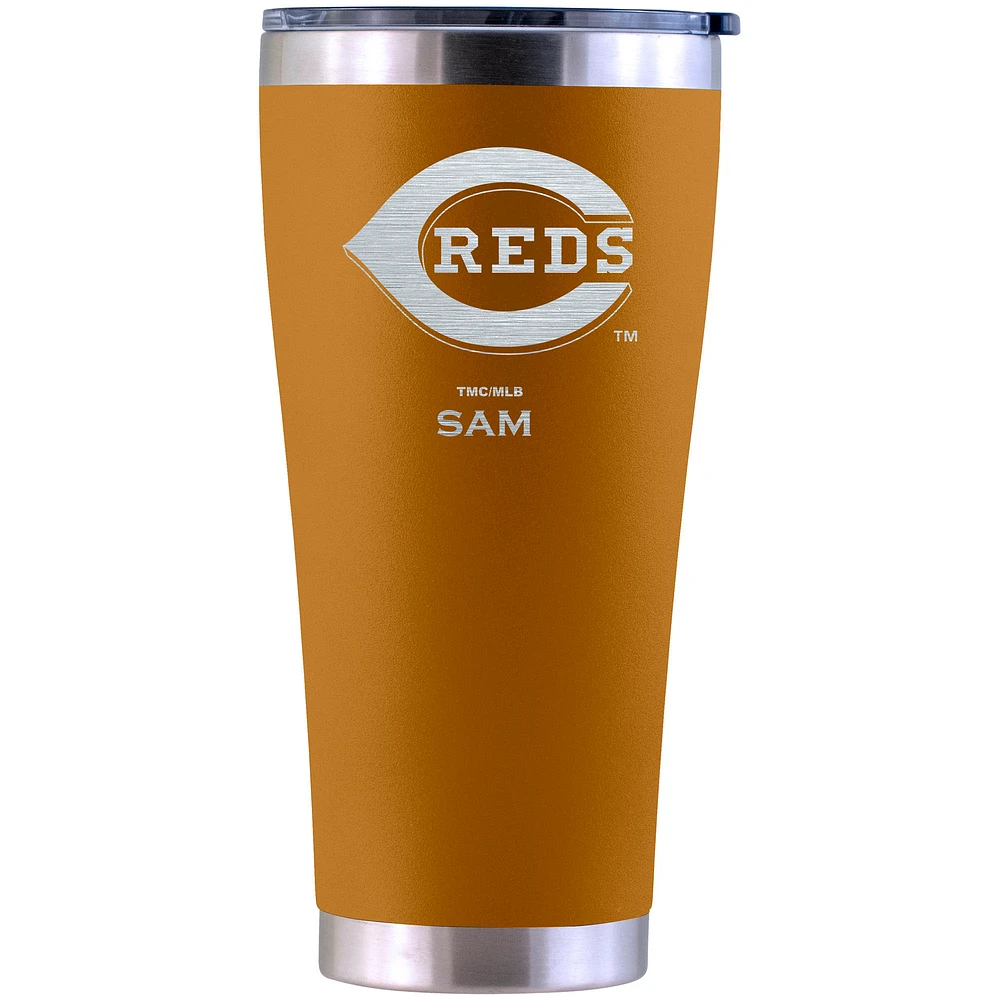 Cincinnati Reds Personalized 30oz. Laser Etched Canyon Tumbler