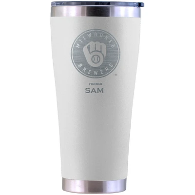 Milwaukee Brewers Personalized 30oz. Laser Etched Tumbler