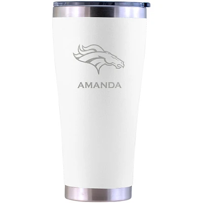 Denver Broncos Personalized 30oz. Laser Etched Tumbler