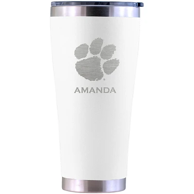 Clemson Tigers Personalized 30oz. Laser Etched Tumbler
