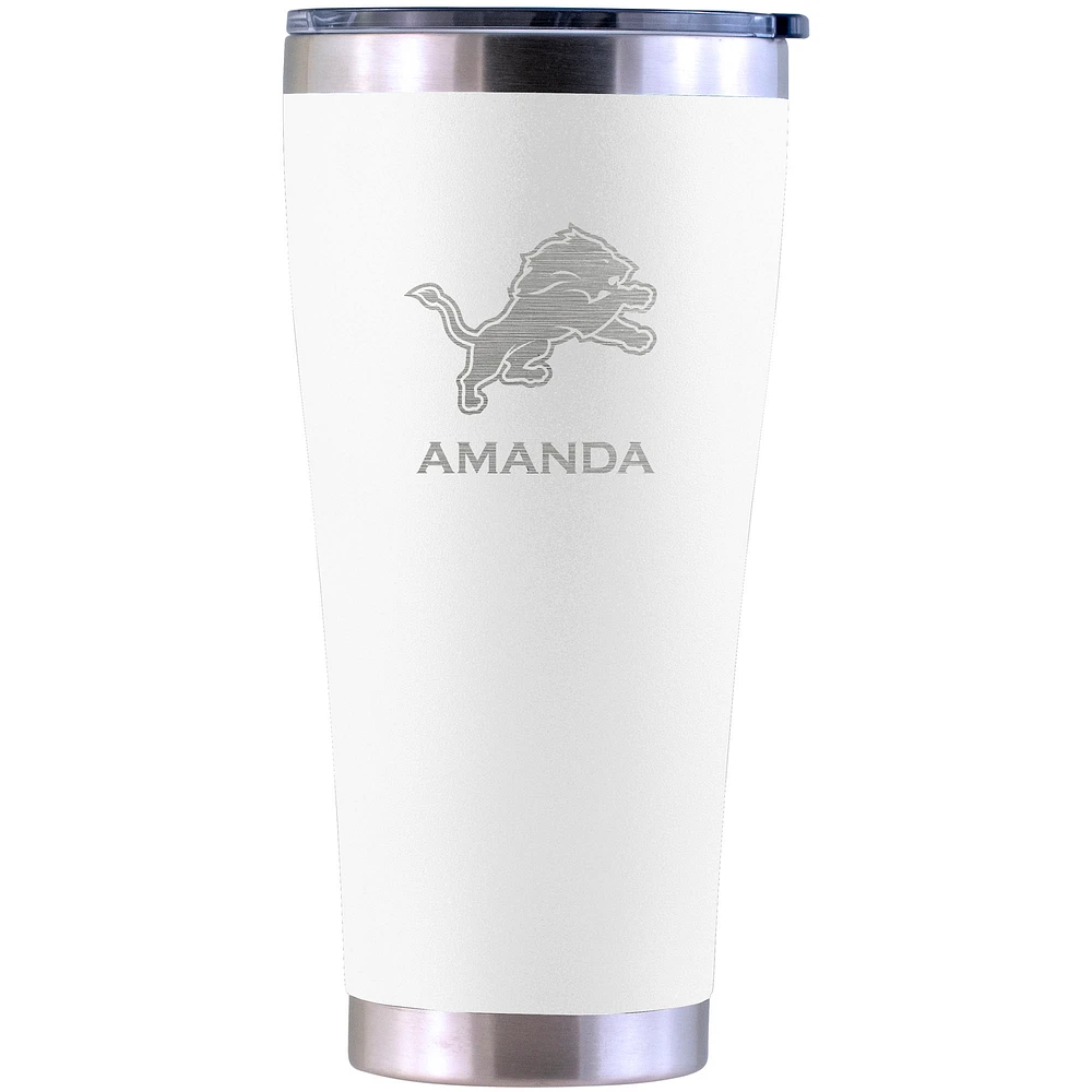 Detroit Lions Personalized 30oz. Laser Etched Tumbler