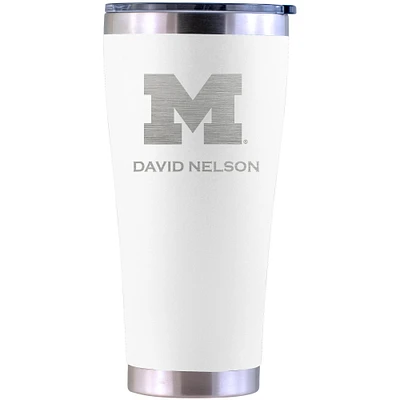 Michigan Wolverines Personalized 30oz. Laser Etched Tumbler