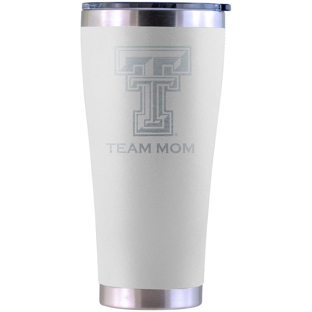 Texas Tech Red Raiders Personalized 30oz. Laser Etched White Tumbler
