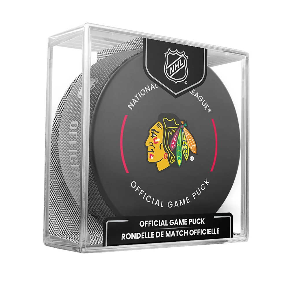 Inglasco Chicago Blackhawks 2022-23 Season Official Game Puck