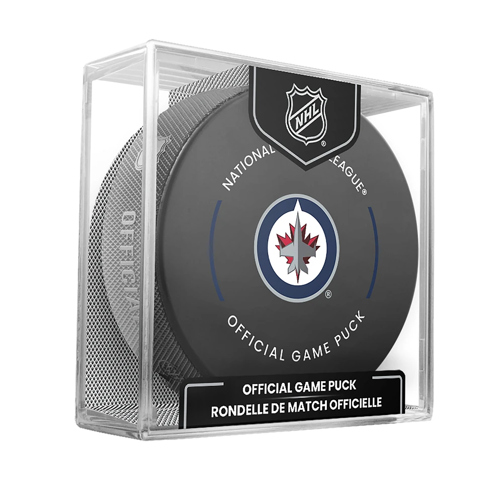 Inglasco Winnipeg Jets 2022-23 Season Official Game Puck