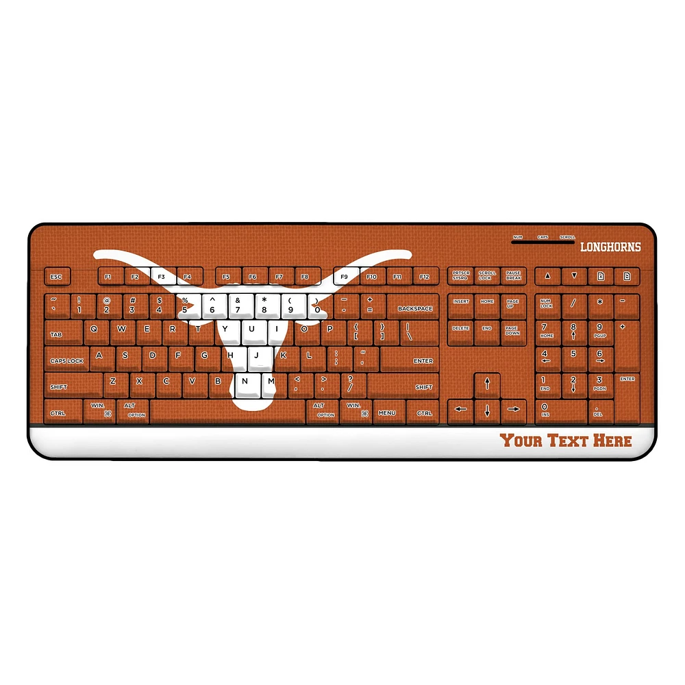 Texas Longhorns Personalized Wireless Keyboard