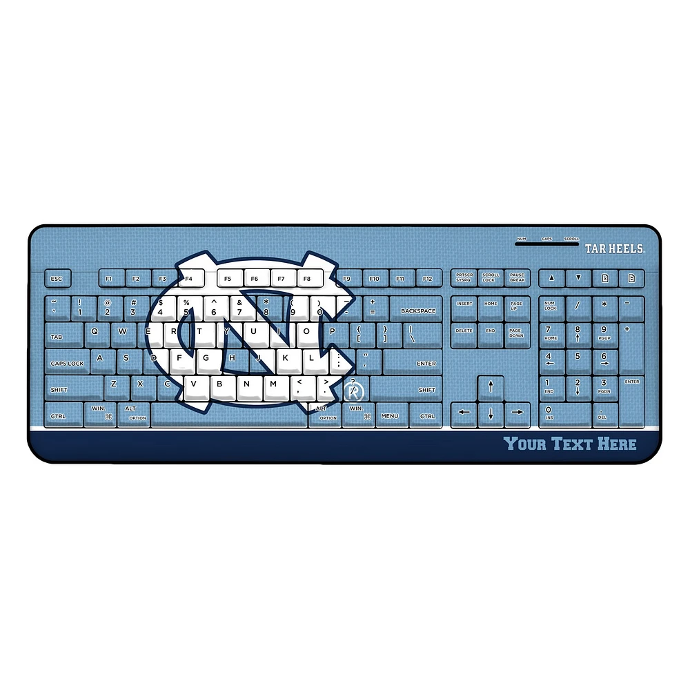 North Carolina Tar Heels Personalized Wireless Keyboard