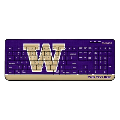 Washington Huskies Personalized Wireless Keyboard