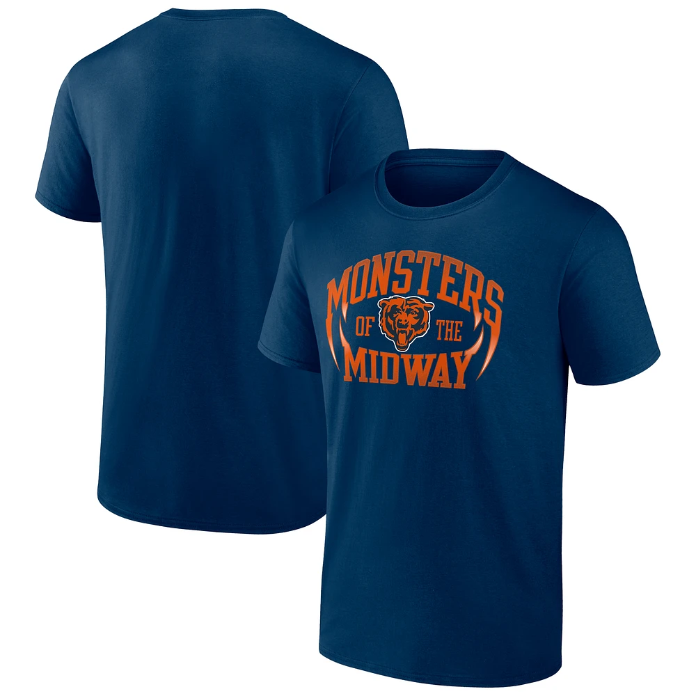 Men's Navy Chicago Bears Hometown Collection Prime Time T-Shirt