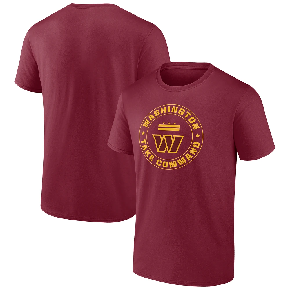 Men's Burgundy Washington Commanders Hometown Collection Prime Time T-Shirt