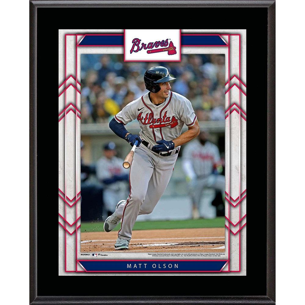 Matt Olson Atlanta Braves Framed 10.5" x 13" Sublimated Player Plaque