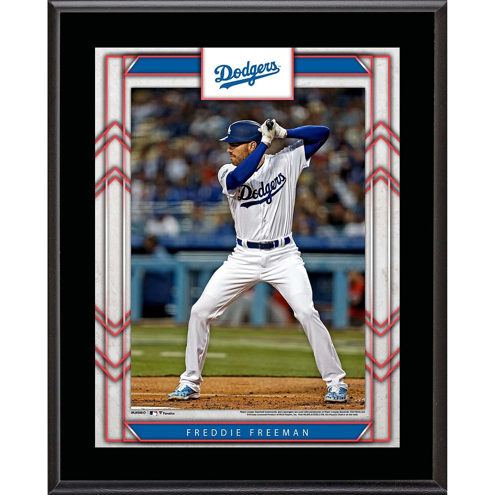 Freddie Freeman Los Angeles Dodgers Framed 10.5" x 13" Sublimated Player Plaque