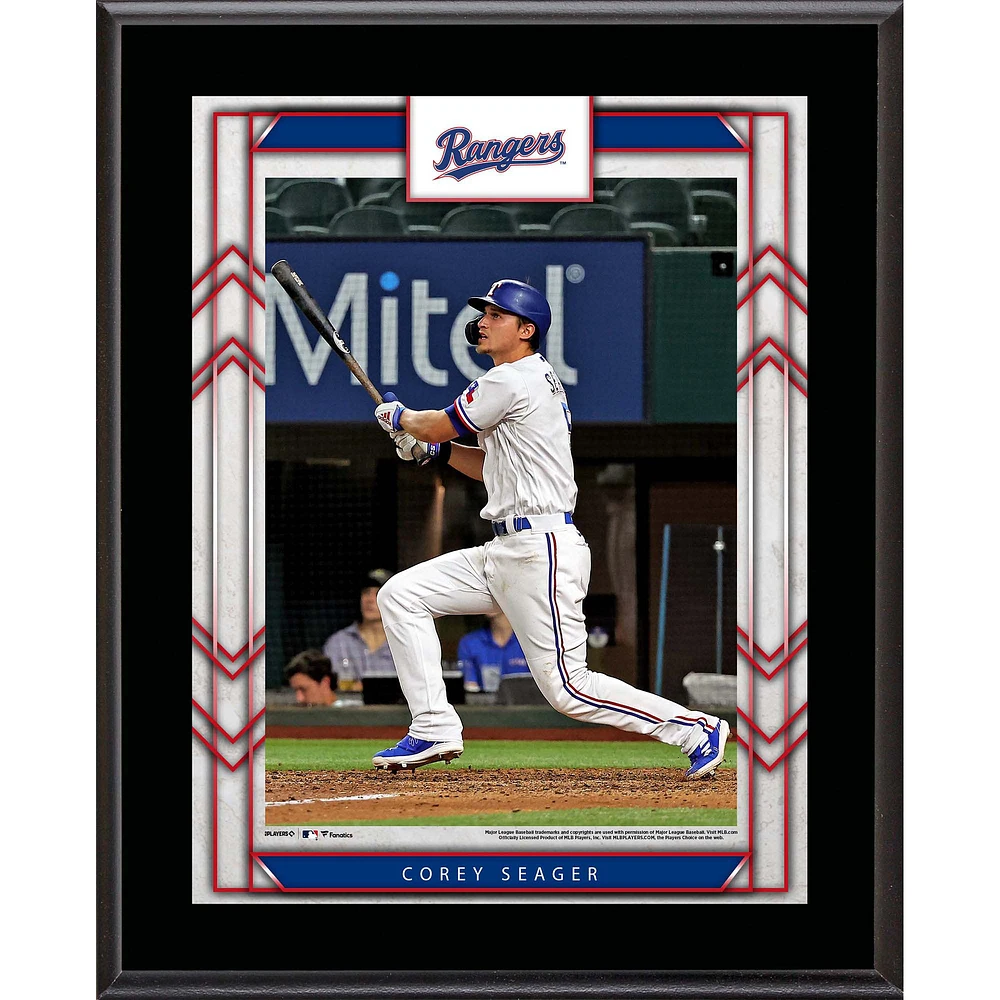 Corey Seager Texas Rangers Framed 10.5" x 13" Sublimated Player Plaque