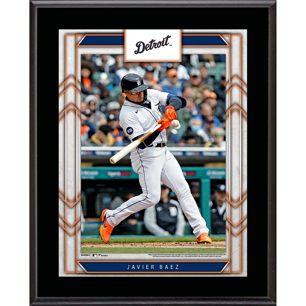 Javier Baez Detroit Tigers Framed 10.5" x 13" Sublimated Player Plaque