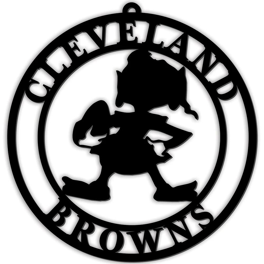 Cleveland Browns Brownie The Elf 16'' Team Logo Cutout