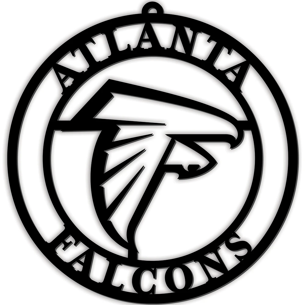 Black Atlanta Falcons 16'' Team Logo Cutout