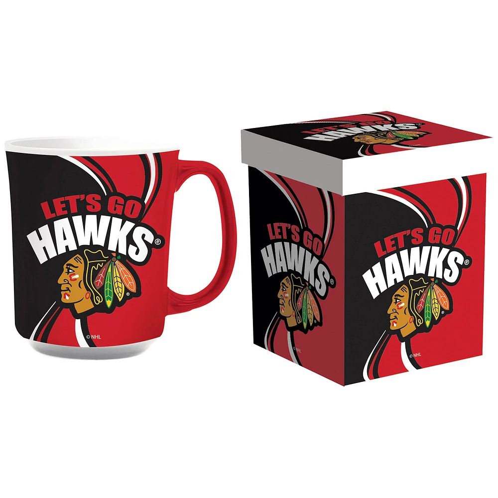 Chicago Blackhawks 14oz. Ceramic Mug with Matching Box