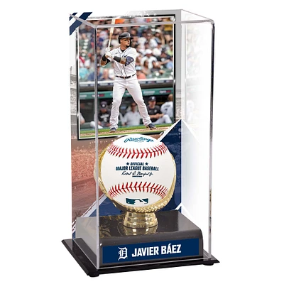 Javier Baez Detroit Tigers Gold Glove Display Case with Image
