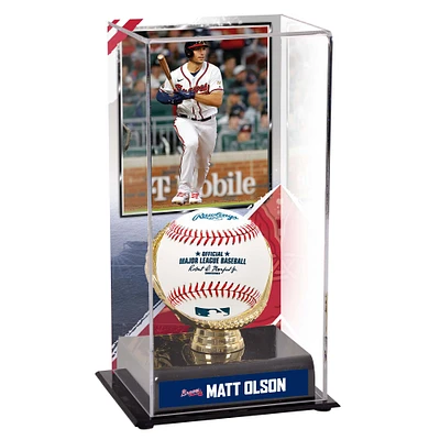 Matt Olson Atlanta Braves Gold Glove Display Case with Image