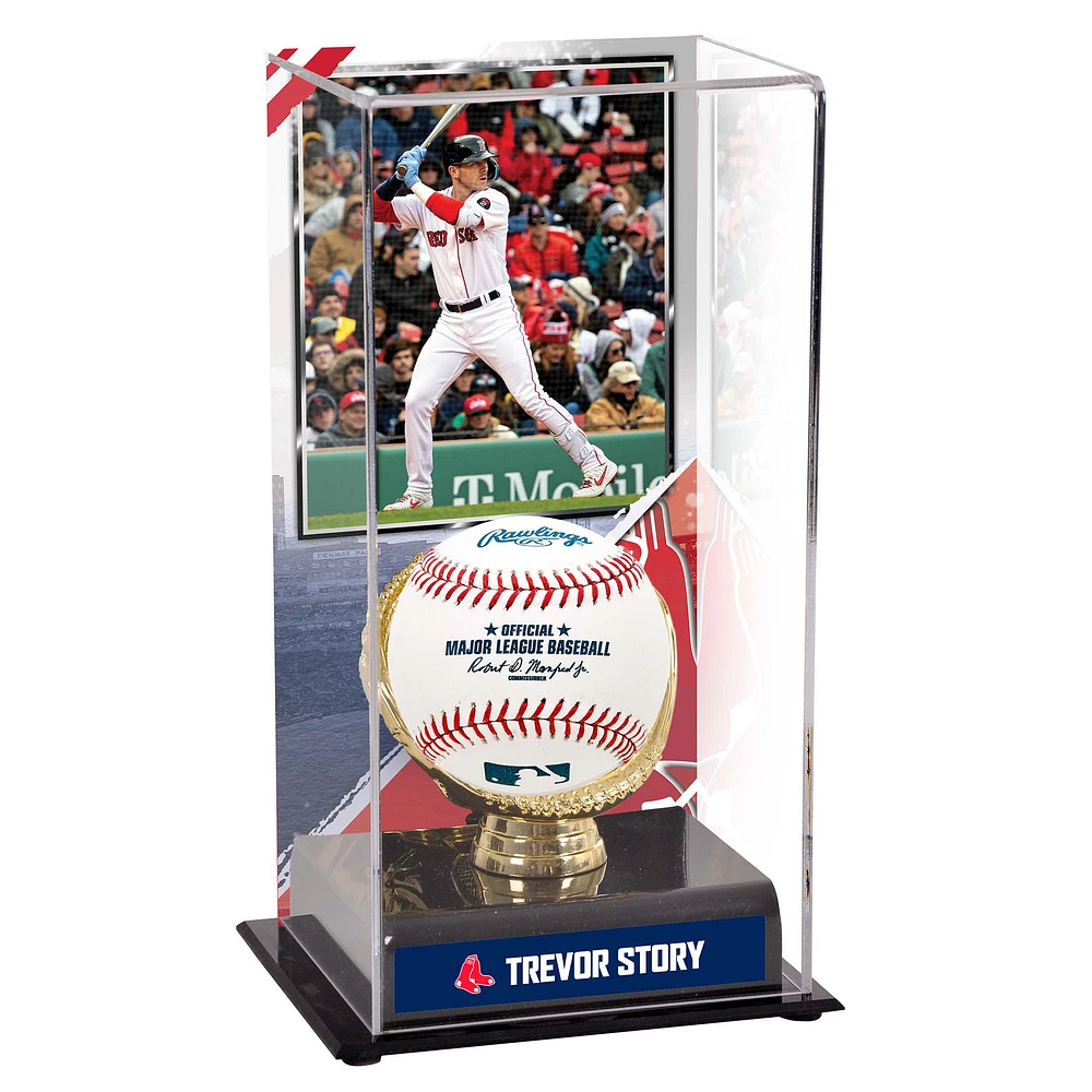 Trevor Story Boston Red Sox Gold Glove Display Case with Image