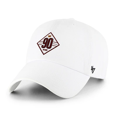 Men's '47 White Washington Commanders 90th Season Clean Up Adjustable Hat
