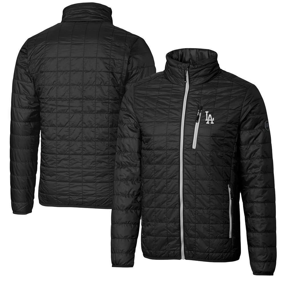 Men's Cutter & Buck Los Angeles Dodgers Rainier Eco Insulated Full-Zip Puffer Jacket
