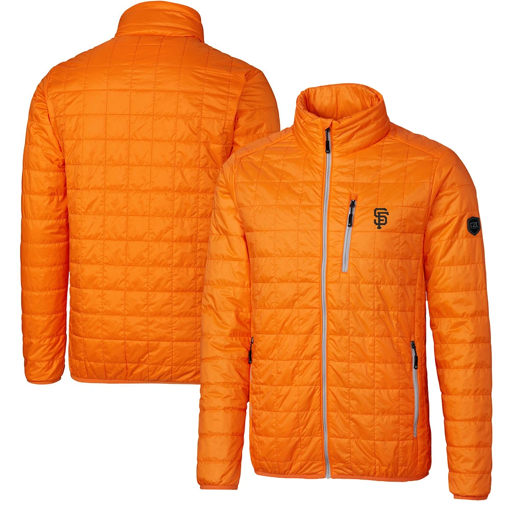 Men's Cutter & Buck San Francisco Giants Rainier Eco Insulated Full-Zip Puffer Jacket