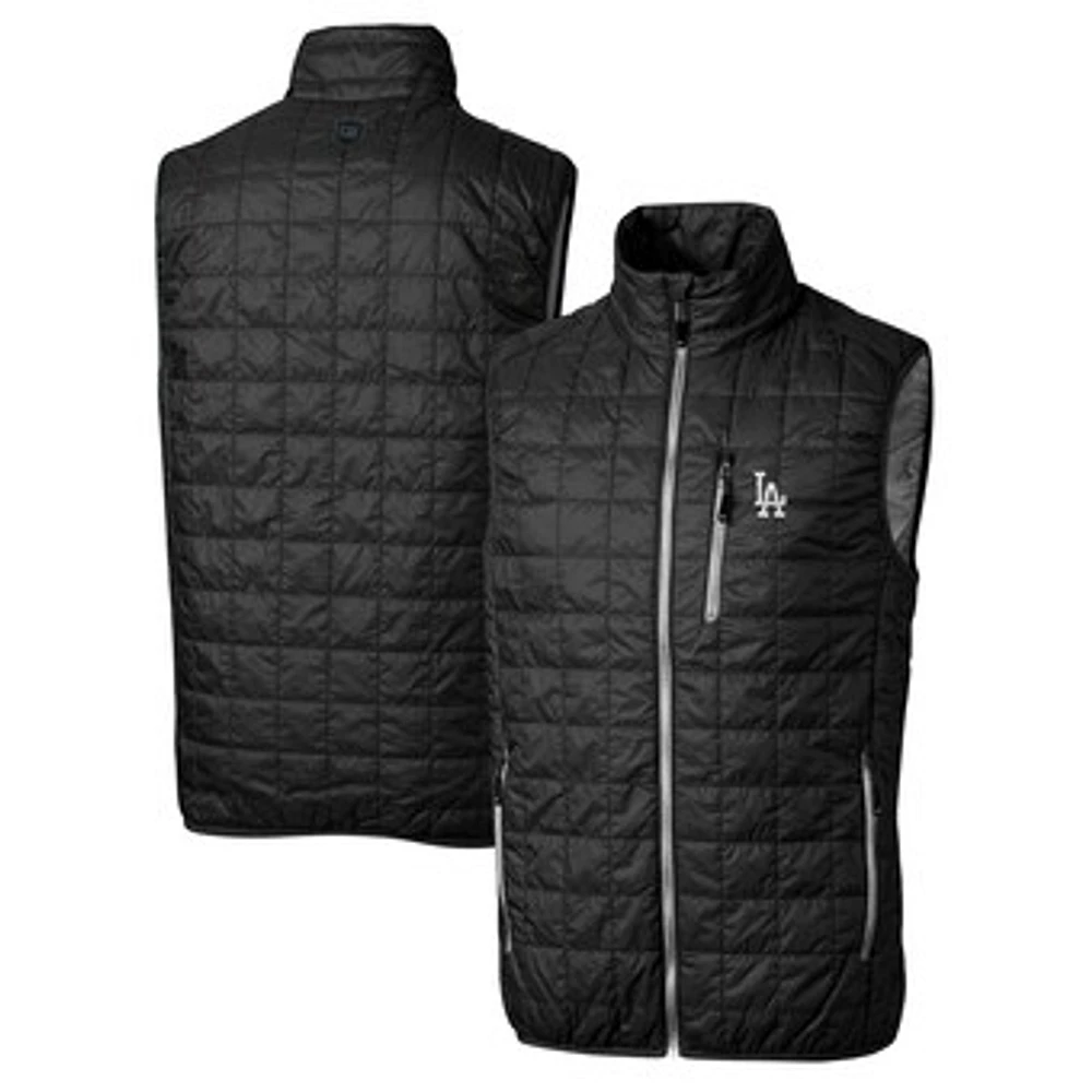 Men's Cutter & Buck Los Angeles Dodgers Rainier Full-Zip Puffer Vest