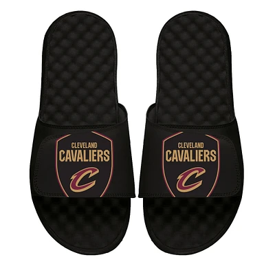 Youth ISlide Black Cleveland Cavaliers Blown Up Slide Sandals