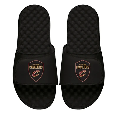 Youth ISlide Black Cleveland Cavaliers Shield Slide Sandals