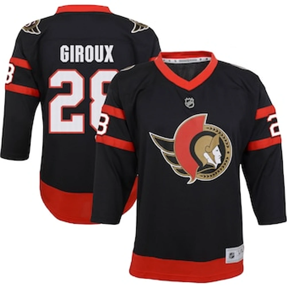 Youth Claude Giroux Black Ottawa Senators Replica Player Jersey