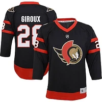 Youth Claude Giroux Black Ottawa Senators Replica Player Jersey