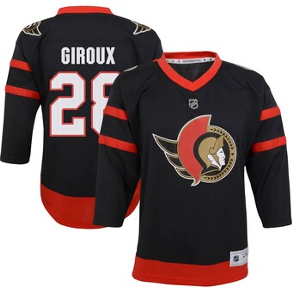 Preschool Claude Giroux Black Ottawa Senators 2020-21 Home Replica Player - Jersey