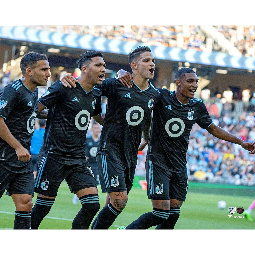 Minnesota United FC Unsigned Win vs. Everton Celebration Photograph