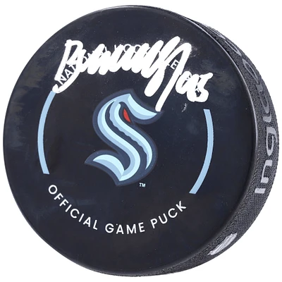 Andre Burakovsky Seattle Kraken Autographed Official Game Puck